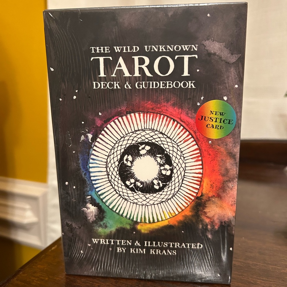 The Wild Unknown Tarot Deck & Guidebook w/New Justice Card Sealed in Box
